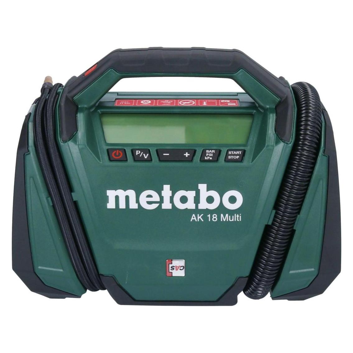 Metabo AK 18 Multi Akku Kompressor 18 V 11 bar + 1x Akku 4,0 Ah + Ladegerät (16 l, 11 Bar) (600794850)