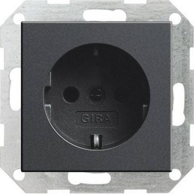 GIRA Einsatz Schutzkontakt-Steckdose System 55, Standard 55, E2, Event, Event Klar, Event Opak, Esprit, ClassiX Anthrazit 018828