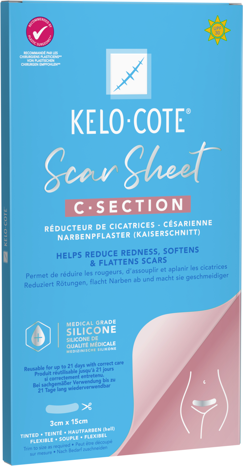 Kelo Cote Verband zur Reduzierung der Kaiserschnittnarbe 15 cm x 3 cm