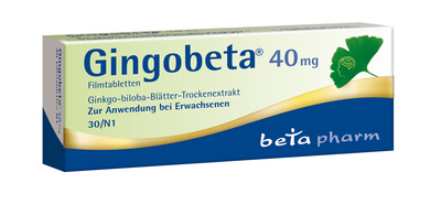 betapharm Arzneimittel GmbH GINGOBETA 40 mg Filmtabletten 30 St 12461597