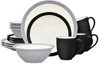 Noritake Colorwave 16-Piece Curve Dinnerware Set, Service for 4