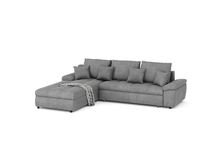 Ecksofa mit Schlaffunktion BRYNN links grau