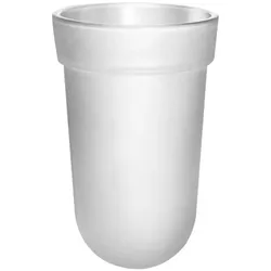 Emco Glasteil Polo 071500091 Kristallglas satiniert, für WC-Bürstengarnitur