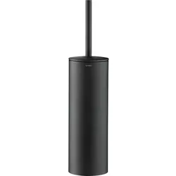 Duravit D-Code Bürstengarnitur 0099284600 Schwarz Matt, Bodenstehend, Ø89 mm