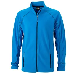 Structure Fleecejacke "JN597" - S - aqua