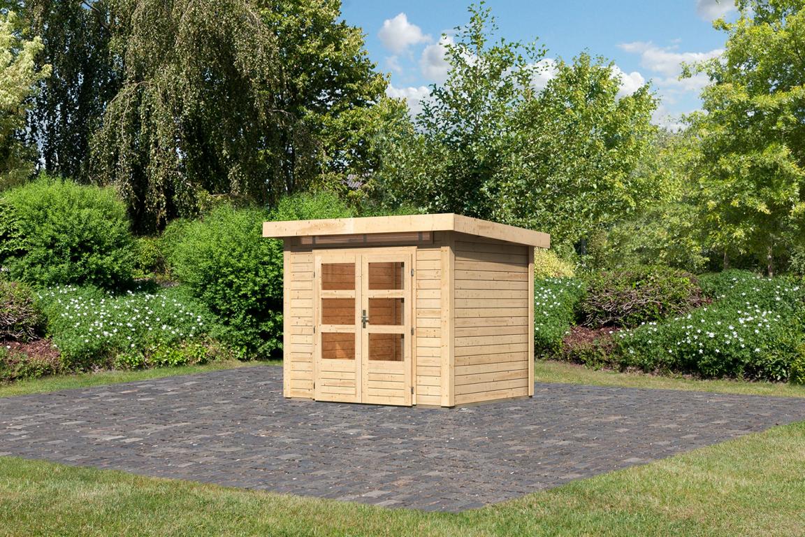 KARIBUHOLZT SH Kandern 2 natur 244x204x230 cm 16905574