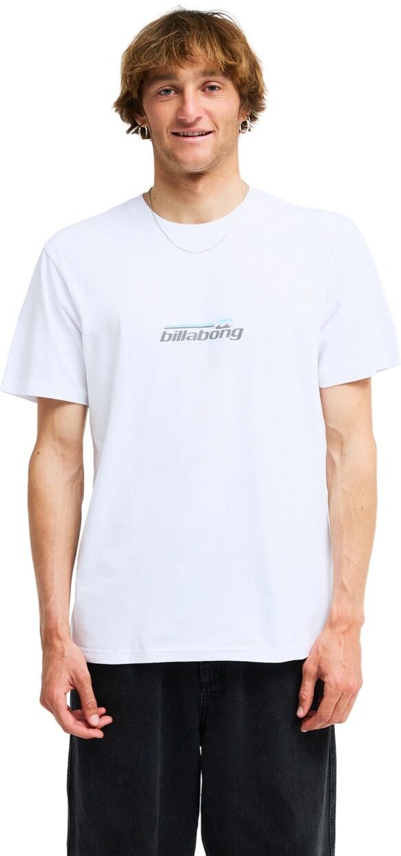 T-Shirt BILLABONG "Word Mark", Herren, Gr. S, weiß, Obermaterial: 70% Baumwolle, 30% Baumwolle., Shirts T-Shirt weiß S