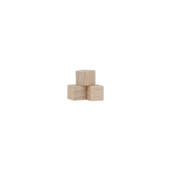 Halmakegel.com Würfel - Quader - kantig - 8mm - natur 255456