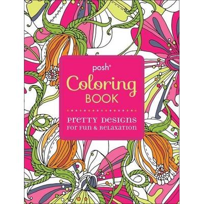 Posh Adult Coloring Book: Pretty Designs for Fun & Relaxation, Taschenbuch von Universe Publishing, Andrews Mcmeel Publishing, 978-1-4494-5875-1