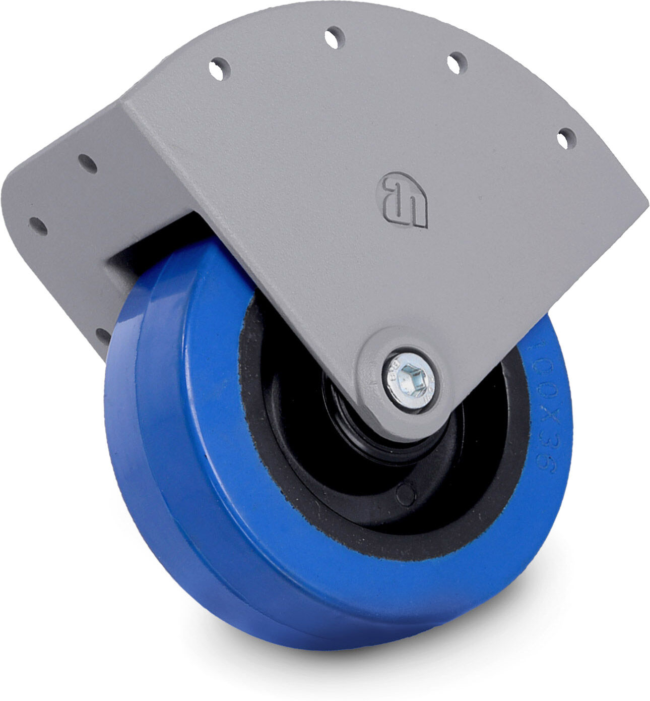Adam Hall Hardware 37300 S - Eckeinbaurolle 100 Mm In Alu-Druckgussgehäuse