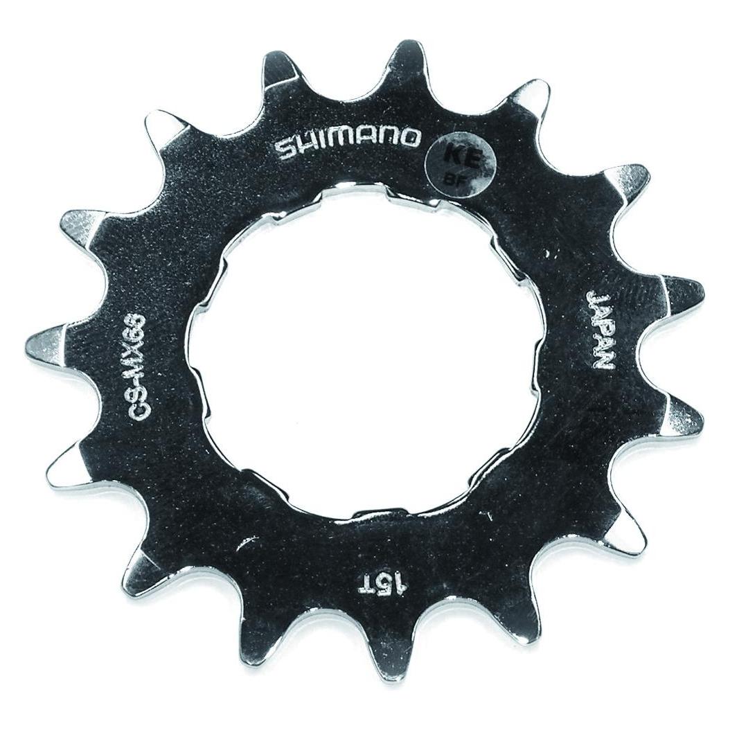 Shimano Zahnkranz DX CS-MX66 1-Gang 14 Zähne verchromt Box (14) (I-CSMX6614)