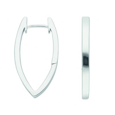 Paar Creolen ADELIA´S "Damen Silberschmuck 1 Paar 925 Silber Ohrringe / Creolen", silber, Ohrringe, Damen, Damen, Silber 925 (Sterlingsilber), 925 Sterling Silber Silberschmuck für Damen