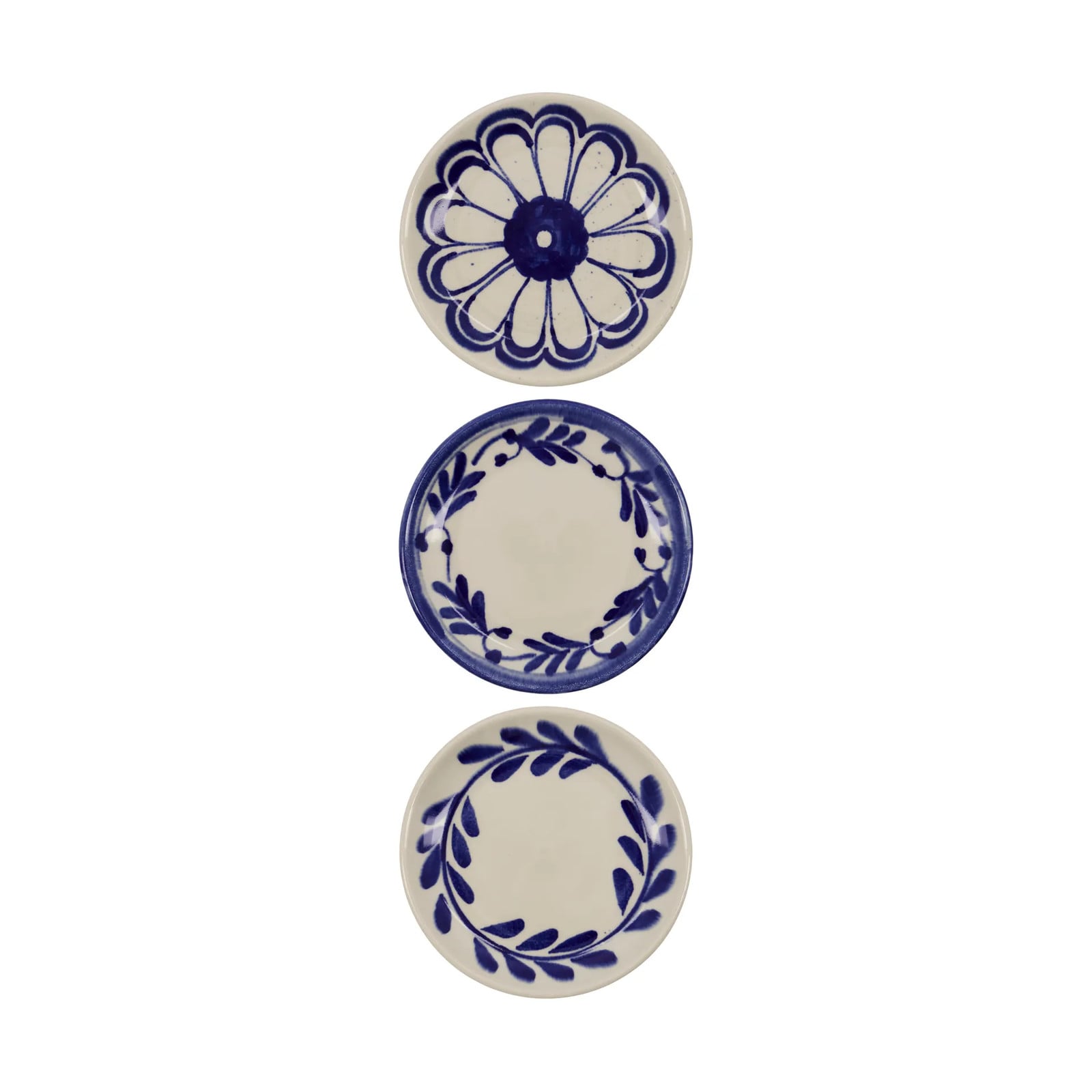 House Doctor Diva bord 3-delig Blauw Ø13 cm