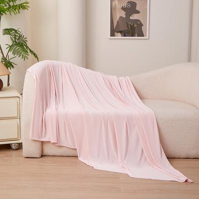 Shop Station Ice Silk Cooling Blanket Lightweight Breathable Summer Bed Blanket For Hot Sleepers pink 39.37 59.06 In