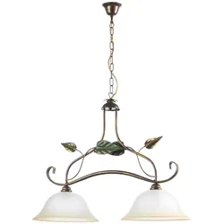 Hängeleuchte Miranda Bronze/Olivgrün max.  22 Watt