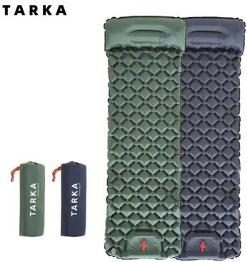 Uplift Essentials Inflatable Camping Sleeping Pad With Built in Pillow And Pump Lightweight Outdoor Air Mattress camoflage