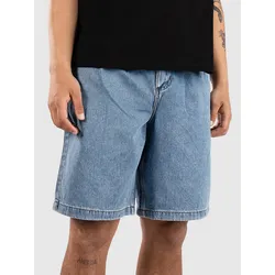 Vans Authentic Chino Loose Pleated Denim Shorts stonewash / blue Gr. 33