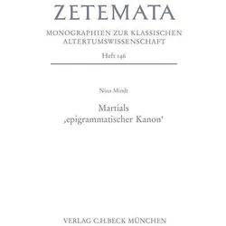 Martials 'epigrammatischer Kanon', Fachbücher von Nina Mindt