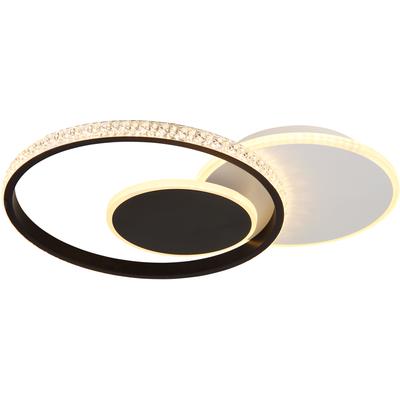 GLOBO LIGHTING LED Deckenleuchte "PERLIX", schwarz (weiß), Leuchten, Deckenlampe/Wohnzimmer/Schlafzimmer/modern, LED Deckenleuchte