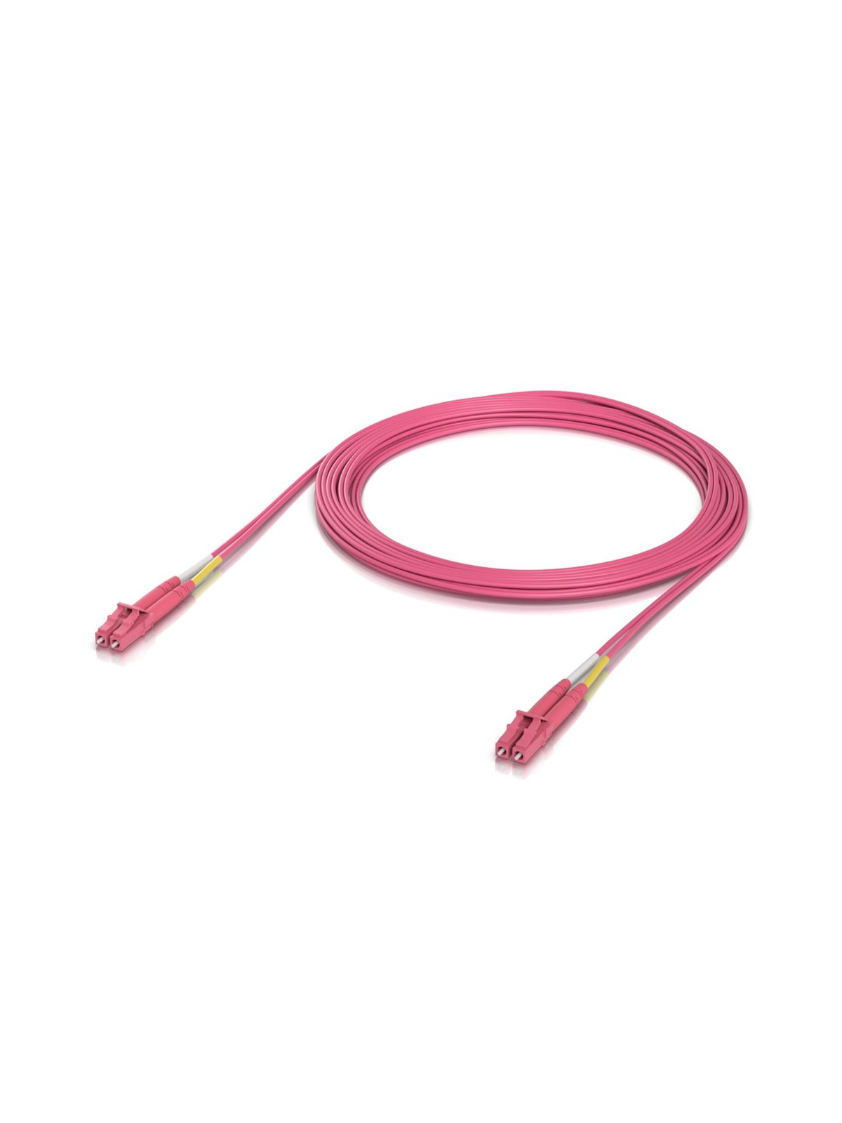 Ubiquiti UniFi OM4 Duplex LC UPC Fiber Patch Cable 5m - Rosa - 5m