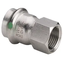 Viega Sanpress Inox Übergangsmuffe IG 42 mm x 1 1/2" - Modell 2312