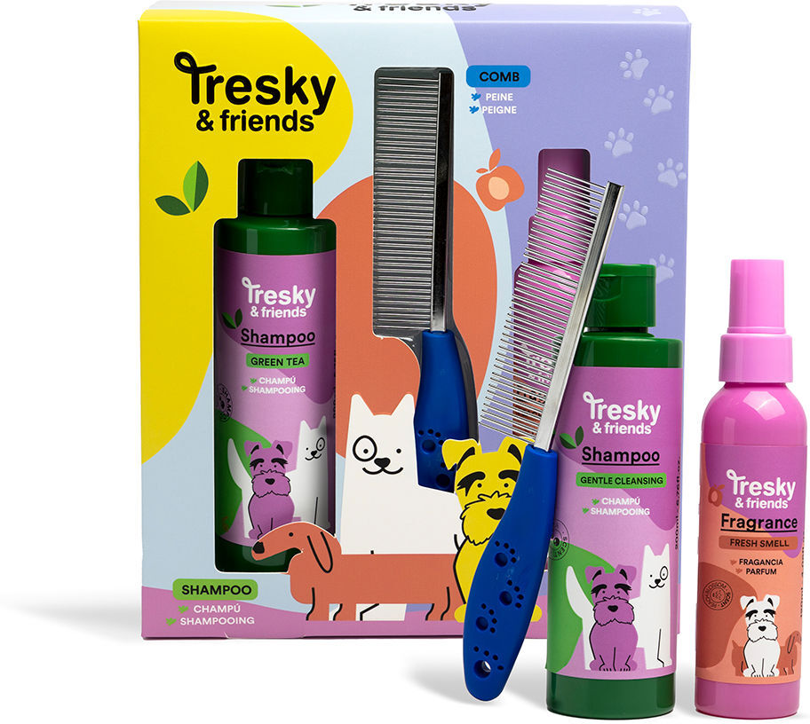 Tresky & Friends Trousse De Nettoyage Pour Animaux 3 pièces