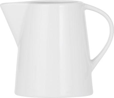 Milchkännchen, rund, Volumen 200 ml, spülmaschinenfest Ø 59 x H 90 mm, Porzellan, weiß