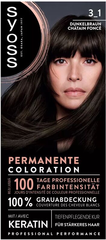 Syoss - Baseline Permanente Coloration, Mixing Color, 115 ml, Dunkelbraun -