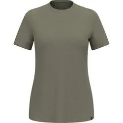 ODLO Damen Shirt MERINO TENCEL PLAIN TEE, Größe S in Braun Braun