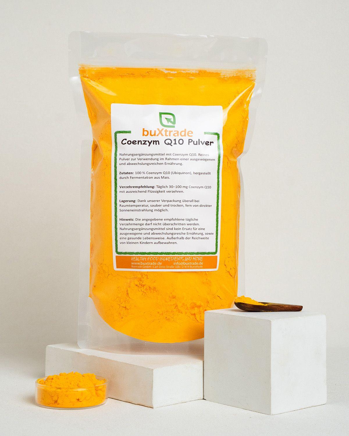 2 kg Coenzyme Q10 Pulver | Vegan | Non-GMO | Buxtrade