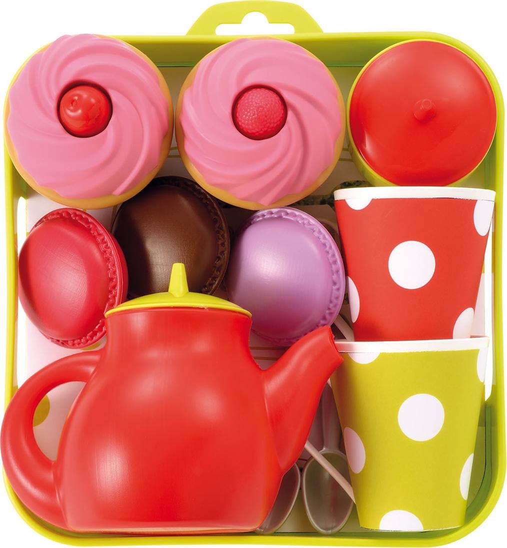 Ecoiffier Thee-set met taartjes