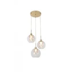 Rabalux 6496 Kronleuchter Philana 3x60W | E27 | IP20 - gold