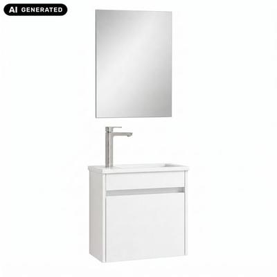3tlg Gäste WC Waschplatz Waschtisch Hagolo Spiegel