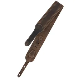 Taylor Element Strap Dark Brown Leather II - Gitarrengurt