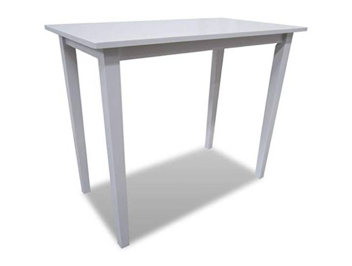 vidaXL Bartisch Holz Weiß