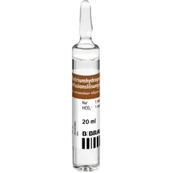 NATRIUMHYDROGENCARBONAT B.Braun 8,4% Glas 5X20 ml