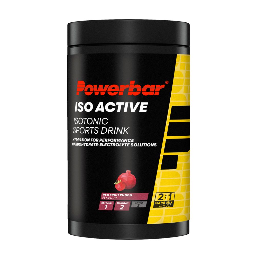 Powerbar Isoactive Drink red Fruit Punch Pulver 600 g