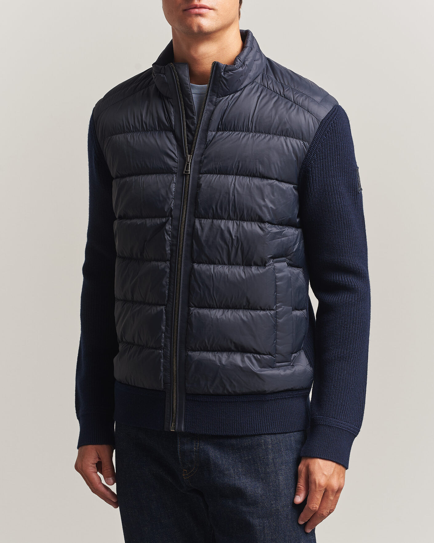 Belstaff Compound Hybrid Jacket Dark Ink men M Blå