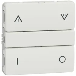 LK Batteritryk Fuga Wiser 4 slutte hvid, Batterie Zubehör, Weiss