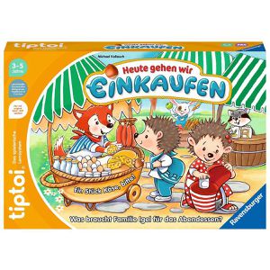 tiptoi Lernspiel 00119, Heute gehen wir einkaufen, ab 3 Jahre, 1-3 Spieler, Einkaufen lernen