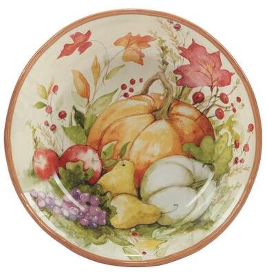 Certified International Harvest Blessings 120 oz. Serving Bowl - 120 oz.