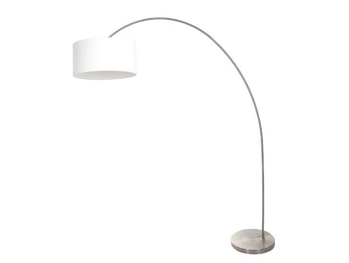 Lampadaire Solva Bambus 4 x 172 x 185cm Blanc/Argenté/Argenté/Blanc cassé Lin E27