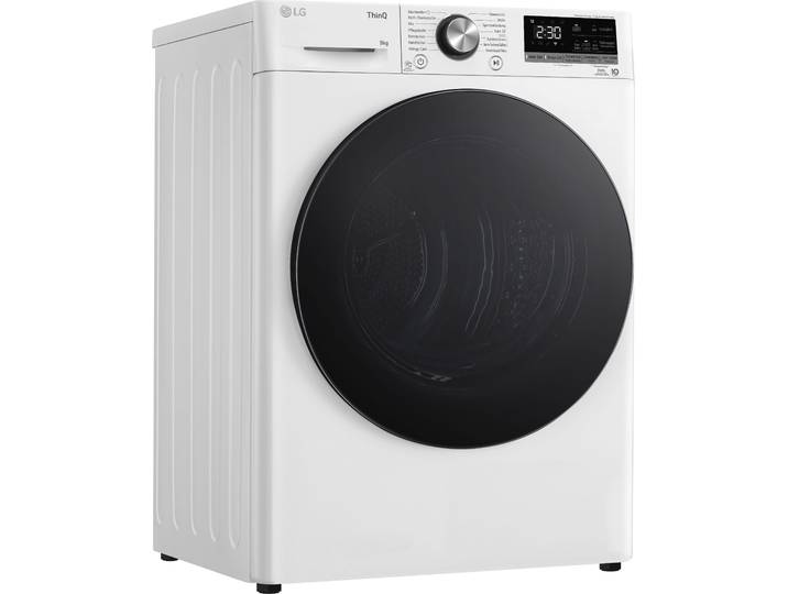 LG Wärmepumpentrockner RT90V9W , Energieeffizienz: C, weiß, B:60cm H:85cm T:66cm, Trockner, Wärmepumpentrockner