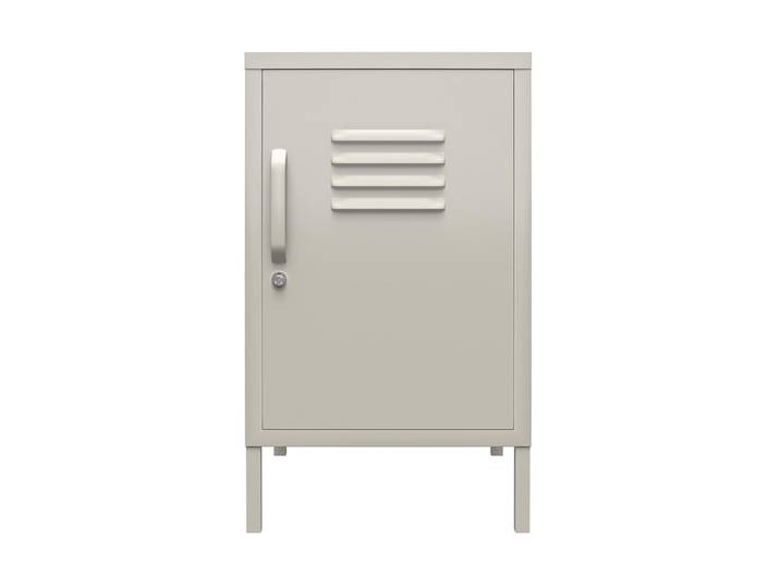 Kommode BRADFORD Metall 68 x 39 x 37 cm Taupe-Farbton