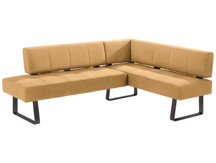 Moderano Eckbank LUPO II, senf, Stoff