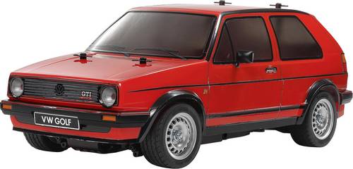 Tamiya VW Golf II GTI 16V MB-01 2WD Rot Brushed 1:10 RC Modellauto Elektro Straßenmodell Heckantrieb (2WD) Bausatz 2,4 GHz Vorlackiert