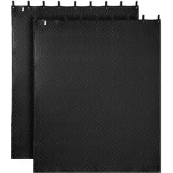 VEVOR 2er-Pack Sounddecke, Schalldämpfungsdecken, 2438x2032 mm, extra große Akustikdecke mit Ösen, Studio-Ösendecke mit Baumwollfüllung, für Fenster, Türen, Lichtblocker, Musikaufnahmen