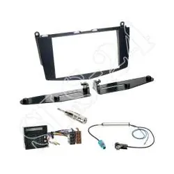 Mercedes C-Klasse (W204) Autoradio 2-DIN Radioblende + ISO Adapter Einbauset ...