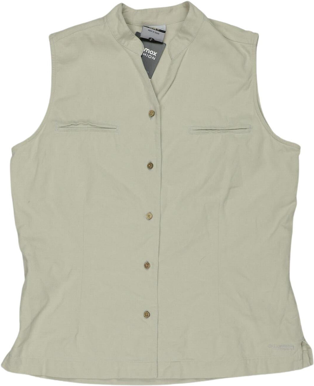 Columbia Sportswear Company Damen Weste, Beige, Gr. S, Seide / Baumwolle - Second Hand