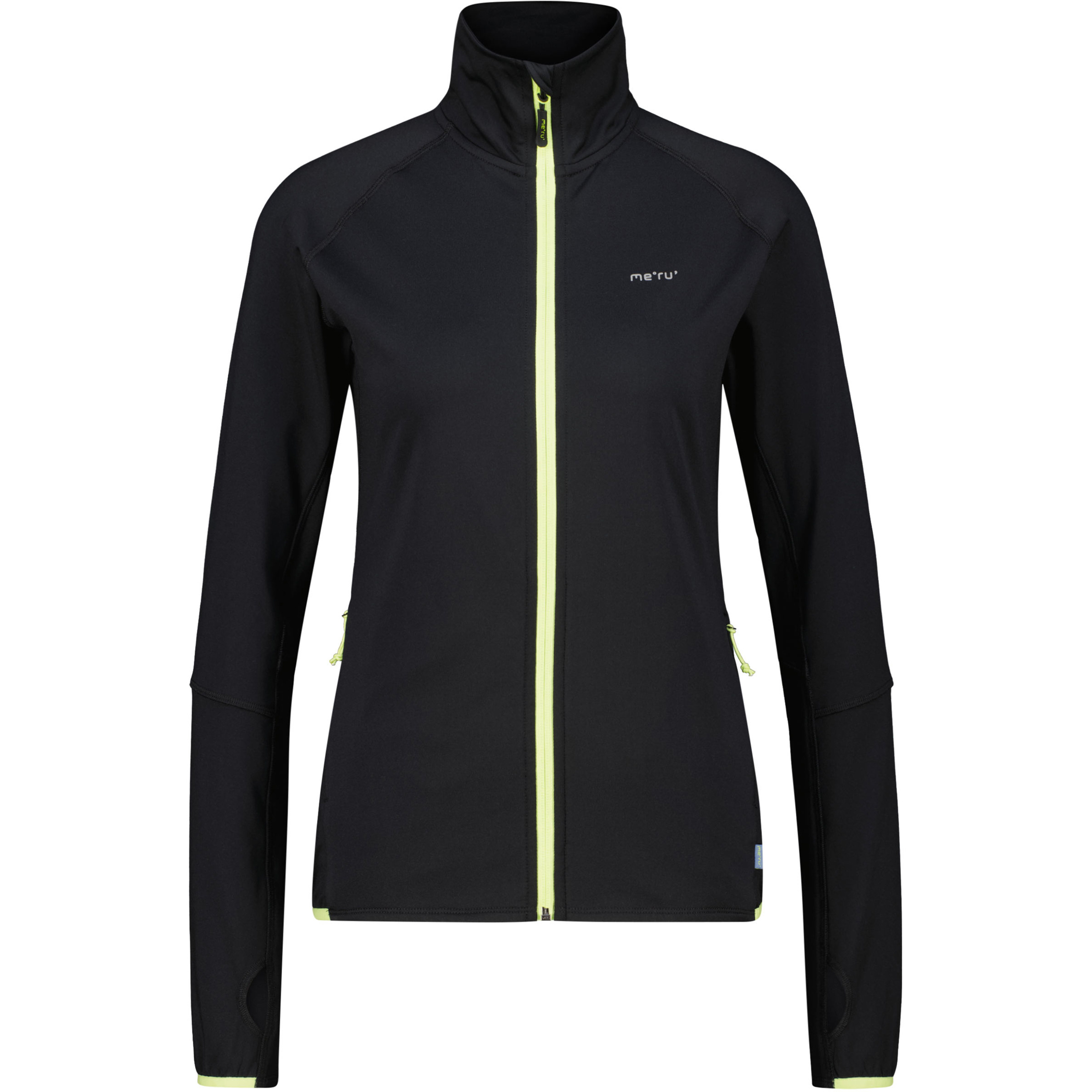 Bergzeit Basics Meru Funchal Damen Fleecejacke schwarz Größe L Trekking Elastisch